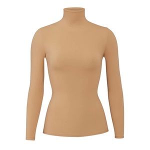 Skims by Kim K. ochre color, NWT Large long sleeve turtleneck